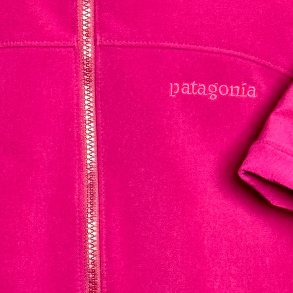 Patagonia Adze Polartec Full Zip Monocromatic Deep Magenta Jacket Sz XS - Picture 2 of 5